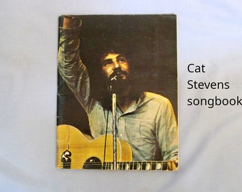 Cat Stevens 1972 Songbook, ‘Teaser and the Firecat’ ’, Lyrics and Piano Music, ‘Morning Has Broken’ and Nine More, See Condition Below