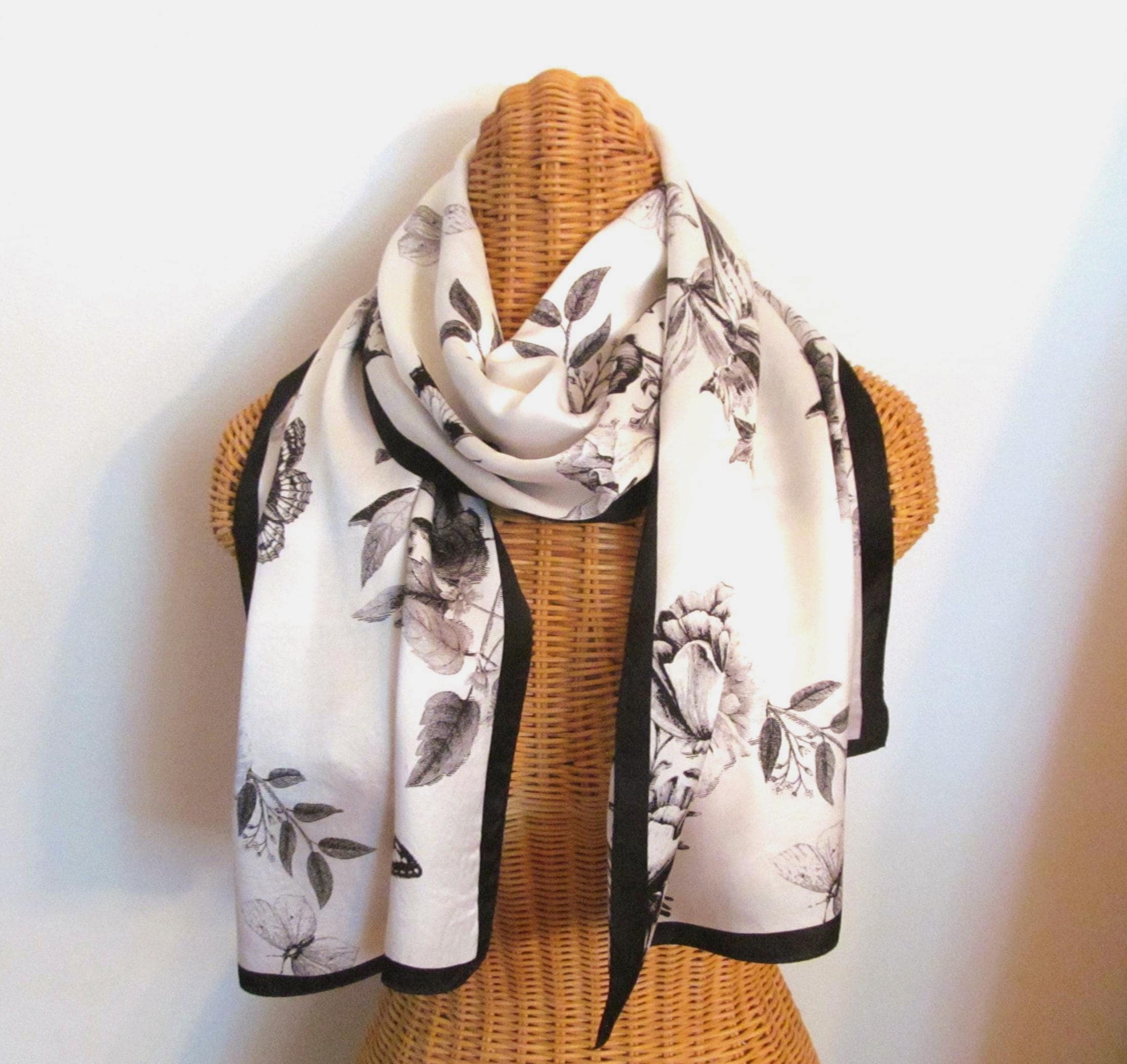 Rectangle Silk Scarf - Etsy