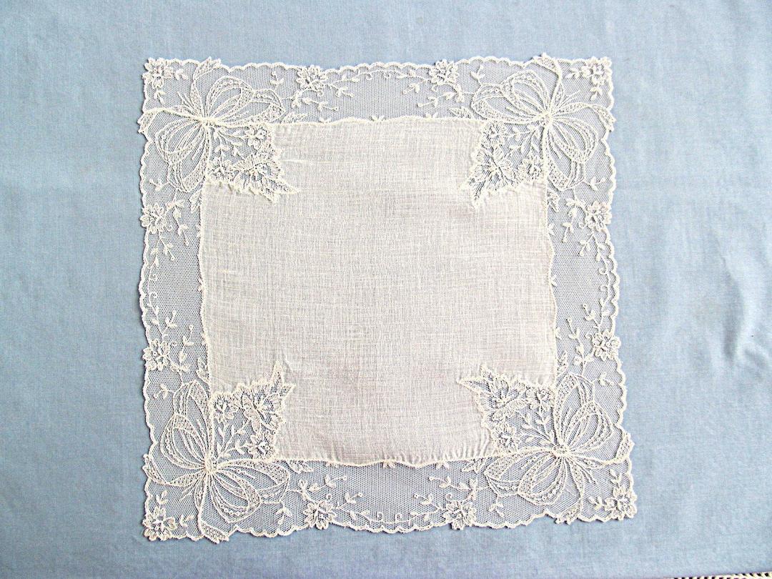 Vintage Lace Handkerchief Wedding Hanky Bride or Mother - Etsy