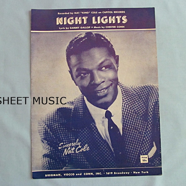 1950s Sheet Music Etsy