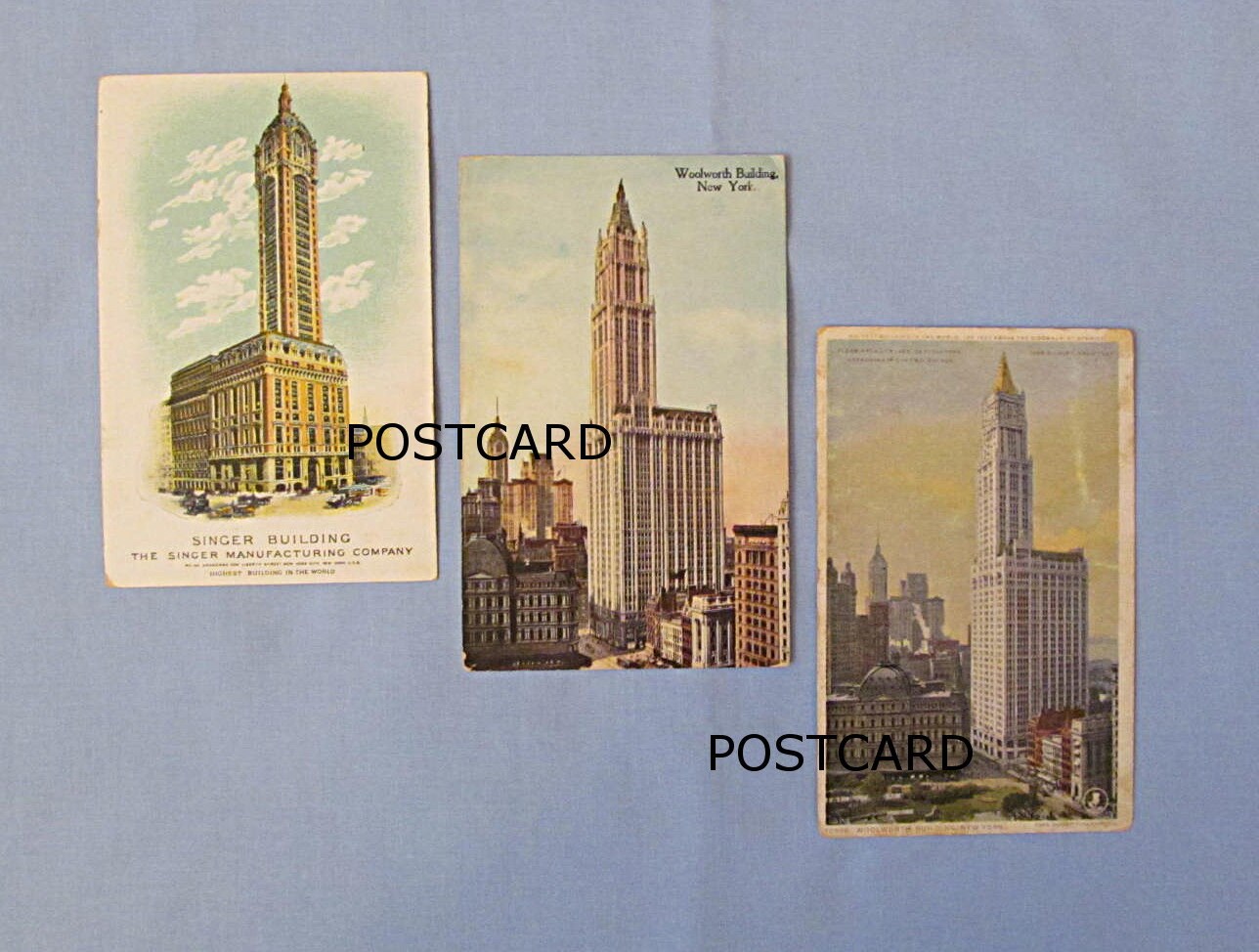 Build Your Own New York Postcard Paper Model Kits 