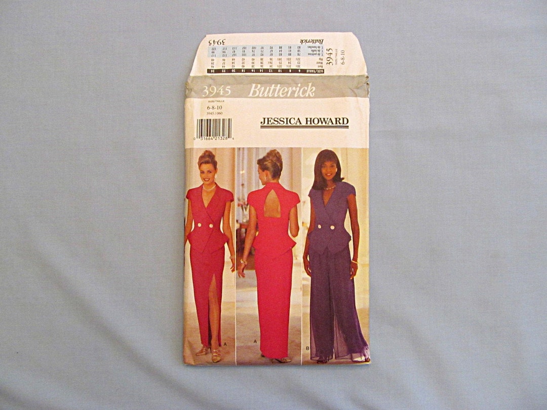 1995 Sewing Pattern Evening Top Skirt and Pants Jessica Etsy