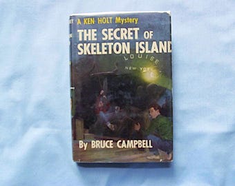 1949 Ken Holt Mystery, ‘Secret of Skeleton Island’, Young Adult Boys Mystery Series, First in Series