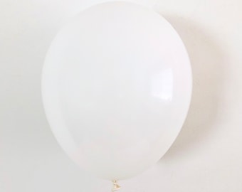 White Latex Balloon White 11 inch Balloons White Balloons White Wedding White Baby Shower White Bridal Shower White Party Decor