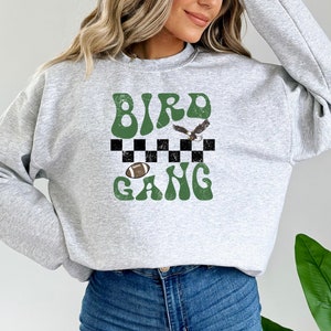 Bird Gang Sweatshirt Retro Philly Football Sweatshirt Game Day Shirt Philly Sports Sweatshirt Football Sweatshirt Philly Bird Gang Sports