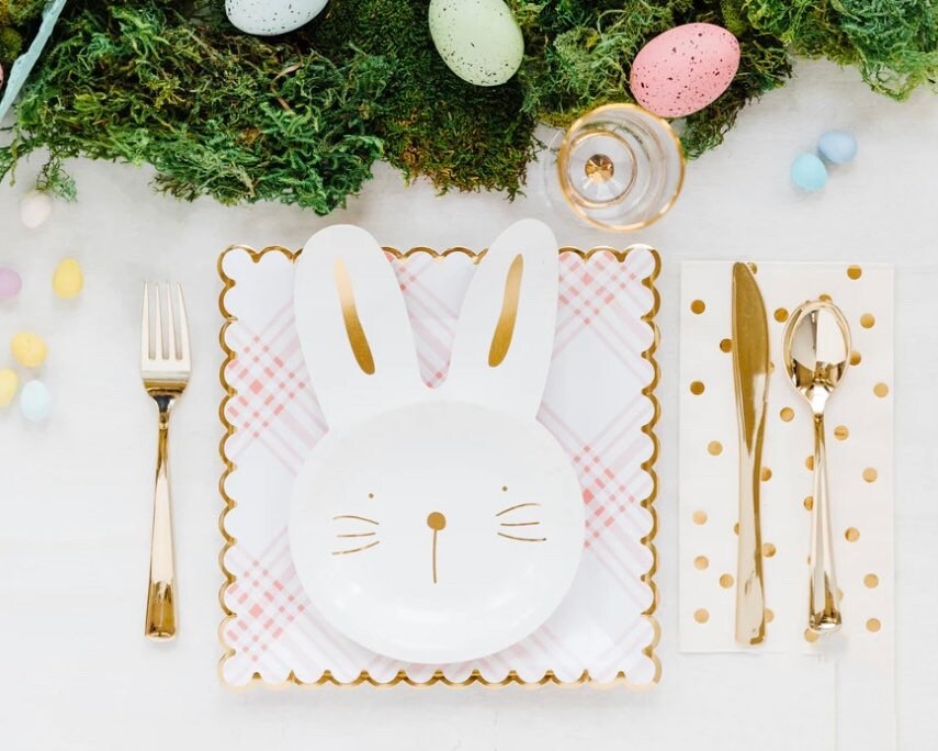 Bunny Plates 8 ct Some Bunny is One Party Easter Bunny Party Plates Bunny Party Spring Party Plates Bunny Baby Shower Bunny