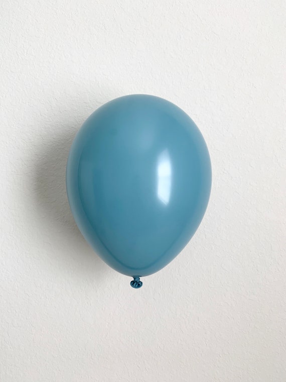Blue Slate Latex Balloon Matte Blue 11 inch Balloons Dusty Blue Balloons Wedding Baby Shower