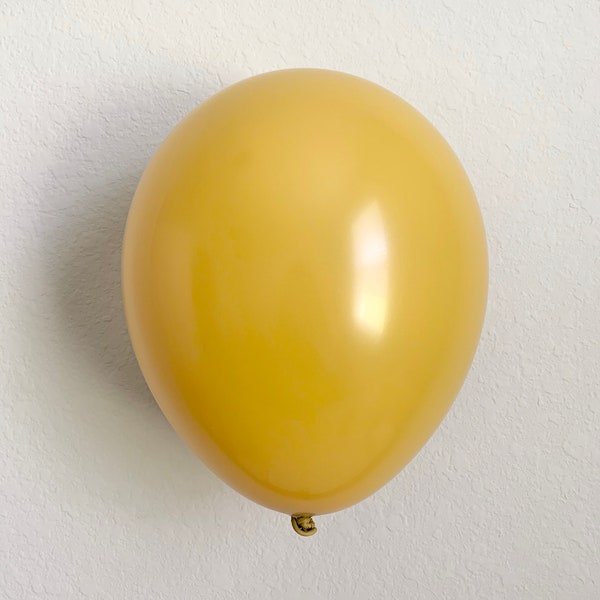 Mustard Latex Balloon Mustard 11 inch Balloons Mustard Yellow Balloons Mustard Wedding Mustard Bridal Shower Fall in Love Mustard Decor