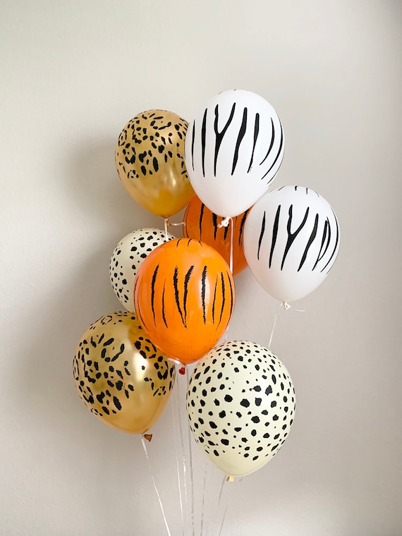 Animal Print Balloons Cheetah Leopard Zebra Tiger Balloons - Etsy México Animal Print Balloons Cheetah Leopard Zebra Tiger Balloons - Etsy México