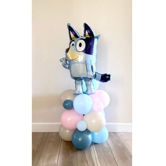 Bluey Balloon Tower Kit Bluey Birthday Bluey Balloon Bluey and Bingo Puppy Pawty Balloons Bluey Party Decor Kids Bluey Party Puppy Balloons Il_570xn