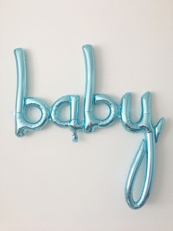 Baby Balloon Baby Shower Balloons Blue Baby Banner Balloon Banner