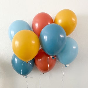 Mustard Sea Glass Slate Burnt Orange Balloons Here Comes the Son Boho Party Retro Party One Groovy Dude One Happy Dude Two Groovy Boho Retro
