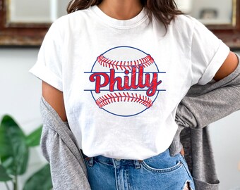 Philly Baseball Tshirt Philly Baseball Tee Shirt Game Day Shirt Retro Philly Sports Sweatshirt Baseball Sweatshirt Philly Gift Baseball