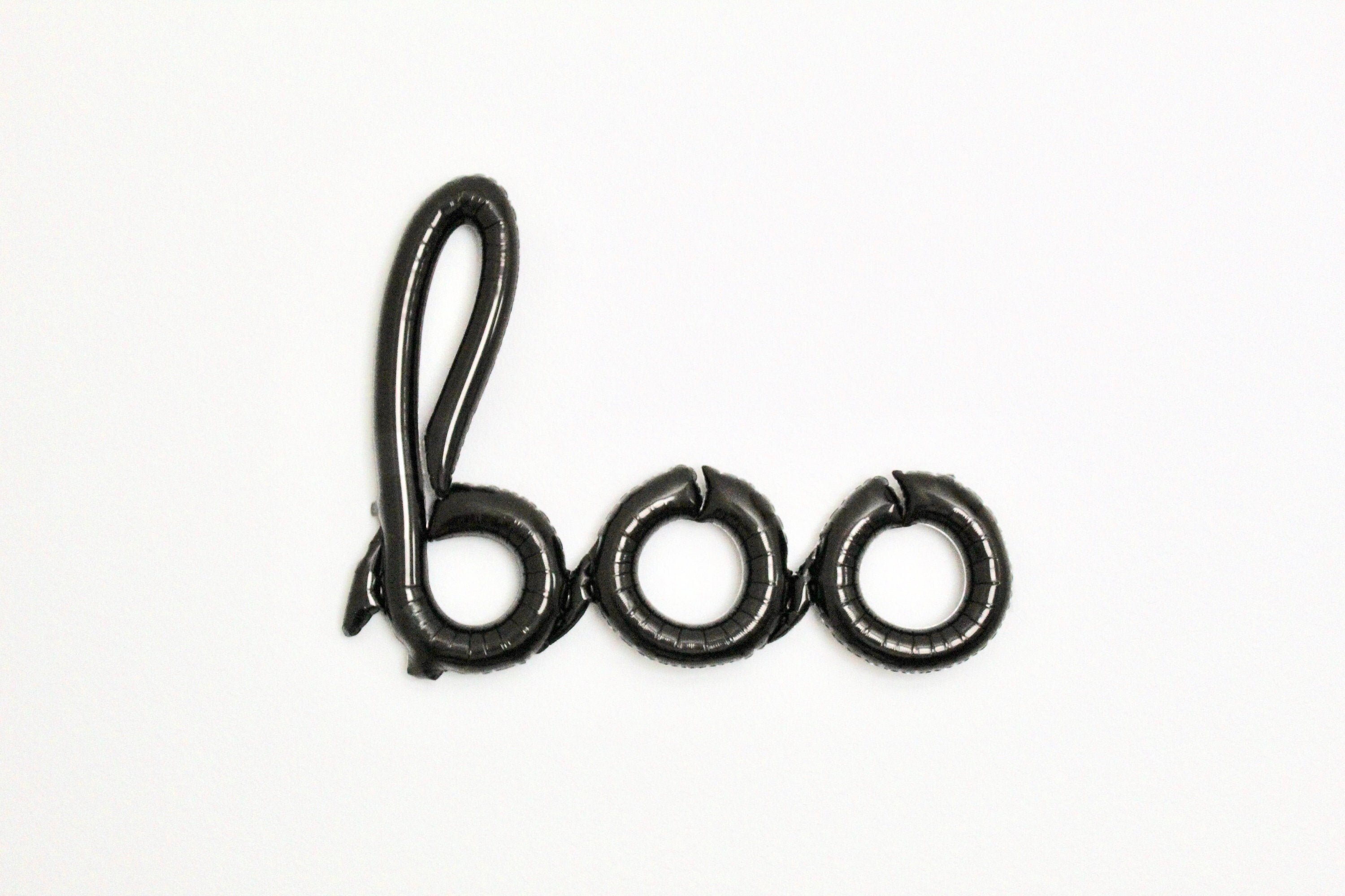 Boo Balloon Script Balloons Halloween Balloons Kids Halloween - Etsy