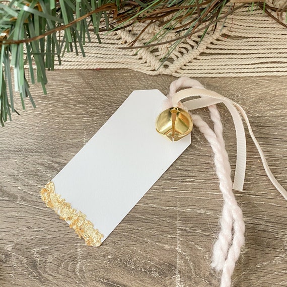 Christmas Gift Tags Gift Topper White Tag Jingle Bell Tags Holiday Tag Christmas  Gift Wrapping Christmas Gift Tag Holiday Gift Wrap 