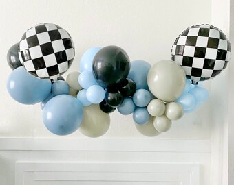 Race Car Balloon Garland Kit Two Fast Party Retro Race Car Party Rock N Roll Born to Rock Party Vintage Car Party Muted Boho Balloon Kit