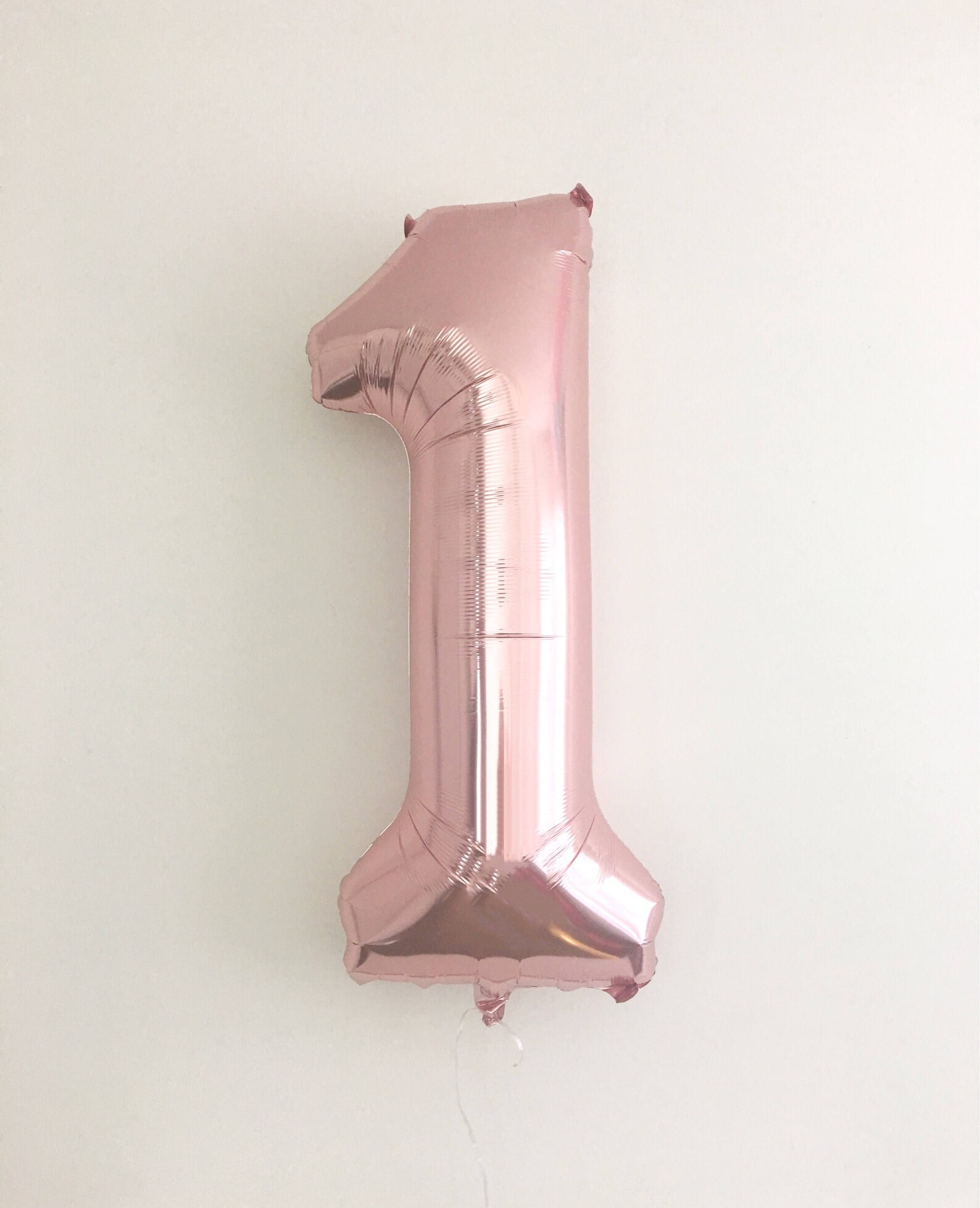 Jumbo Number One Rose Gold Balloon First Birthday Balloons - Etsy