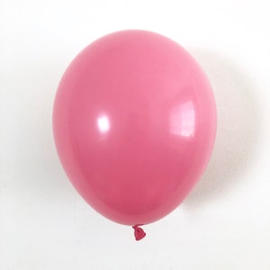 Rose Pink Latex Balloon Rose Pink 11 inch Balloons Pink Balloons Pink Bridal Shower Pink Party Decor Pink Baby Shower Pink Wedding Pink