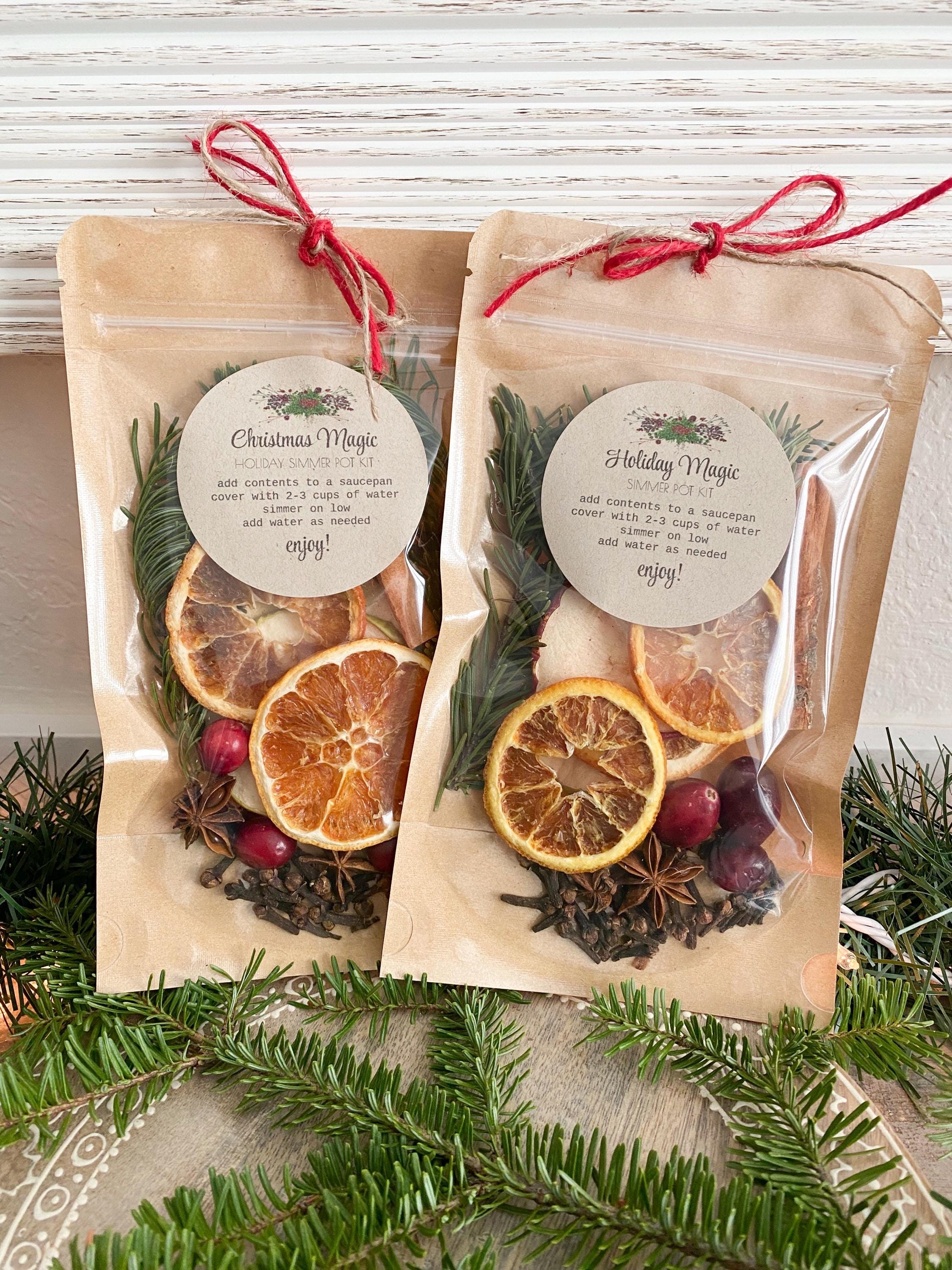 Christmas Magic Simmer Pot Kit: Holiday Stovetop Potpourri With