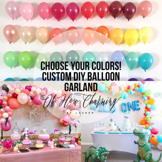 Balloon Garland Custom DIY Balloon Garland Kit Choose Your Colors Balloon Garland Wedding Bridal Shower Baby Shower Bachelorette Birthday Il_570xn