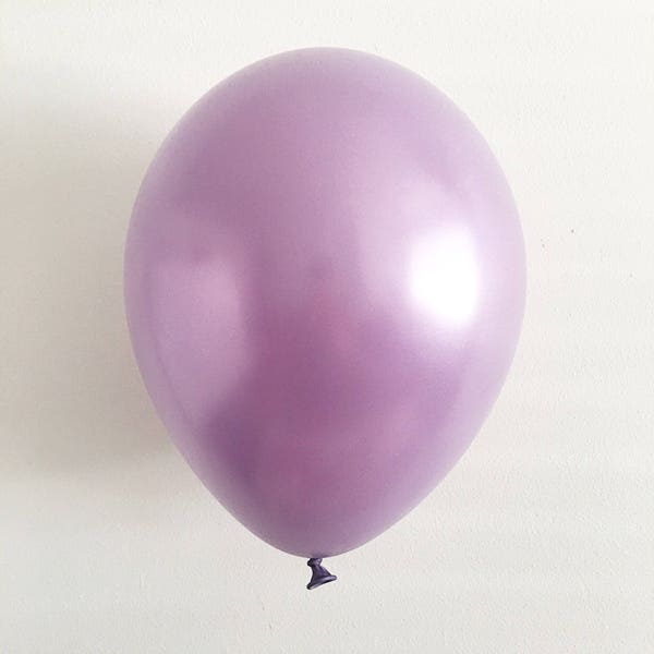 Pearl Lavender Latex Balloon Pearl Lavender 11 inch Balloons Lavender Balloons Lavender Wedding Lavender Baby Shower Lavender Bridal Shower