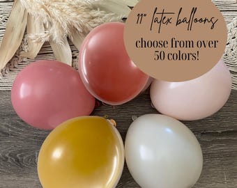 Custom Color Latex Balloons: Party Decor, Bridal & Baby Shower