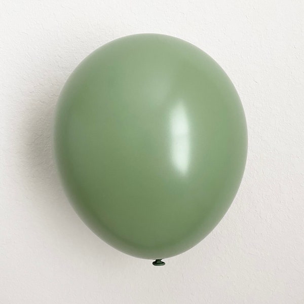 Eucalyptus Latex Balloon Eucalyptus Balloons Sage Wedding Sage Bridal Shower Green Balloons Eucalyptus Shower Wedding Sage Green Decor