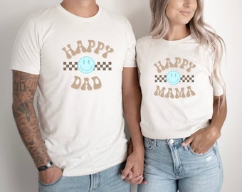 One Happy Dude One Happy Mama One Happy Dad Family Birthday Shirts One Happy Dude Party Cool Dude Party Happy Dude Boho Party Neutral Happy