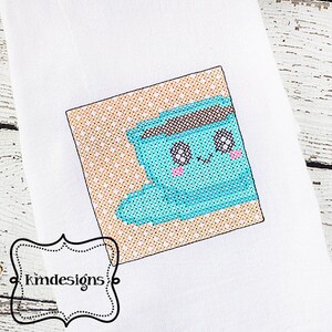 Kitchen Embroidery Machine Cross Stitch ITH design file 4x4