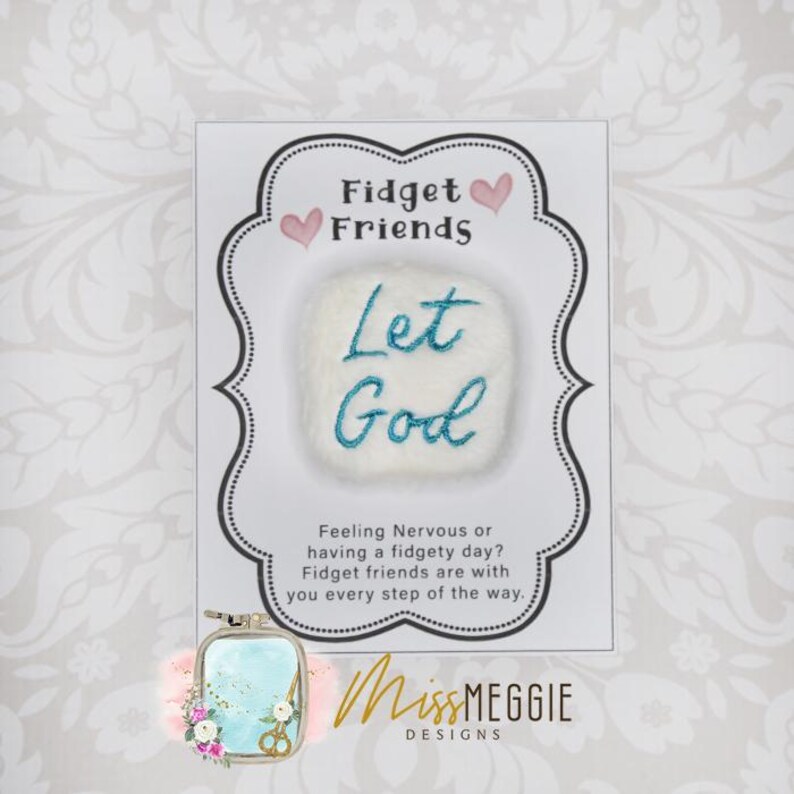 Fidget Friend, Worry Pet, Pocket, Positive, Let God, Christian ITH ...