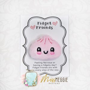Fidget Friend, oroligt husdjur, ficka, positiv, squishy dumpling ITH broderi digital designfil