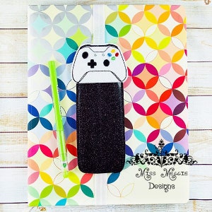 Planner 2 Stifthalter Video Game ITH Stickmusterdatei
