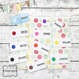 Learning Color Puzzle Set ITH Embroidery Digital design file