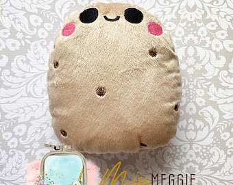 Positive Potato/ Hot Potato Stuffie 3 sizes with heart ITH Embroidery Digital design file