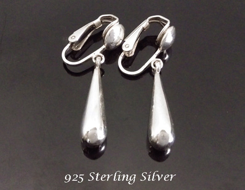 Clip on Earrings 119 925 Sterling Silver Clip on Etsy Australia