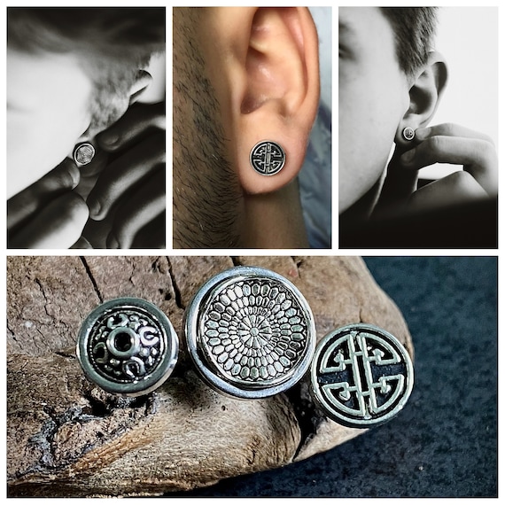Mens viking earrings discount