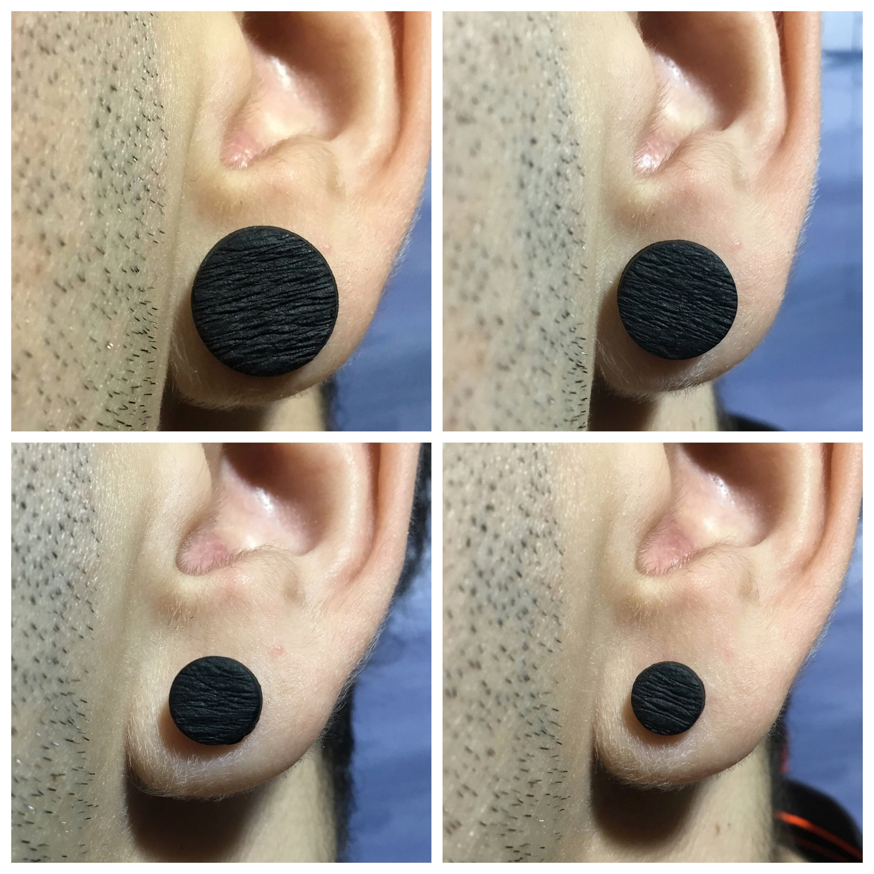 Hmzidz 2 Paar Ohrstecker Mit Schwarzem Onyx - 925er Silber Kugel Ohrringe