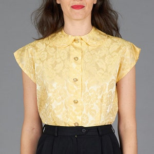 50s Gold Blouse image 5