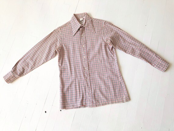 1970s Check Cotton Shirt