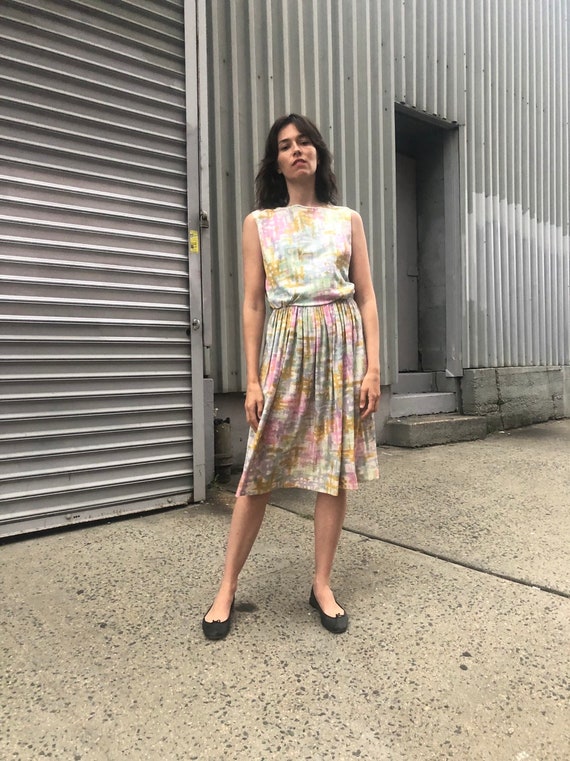 XS/S 1950s Printed Dress