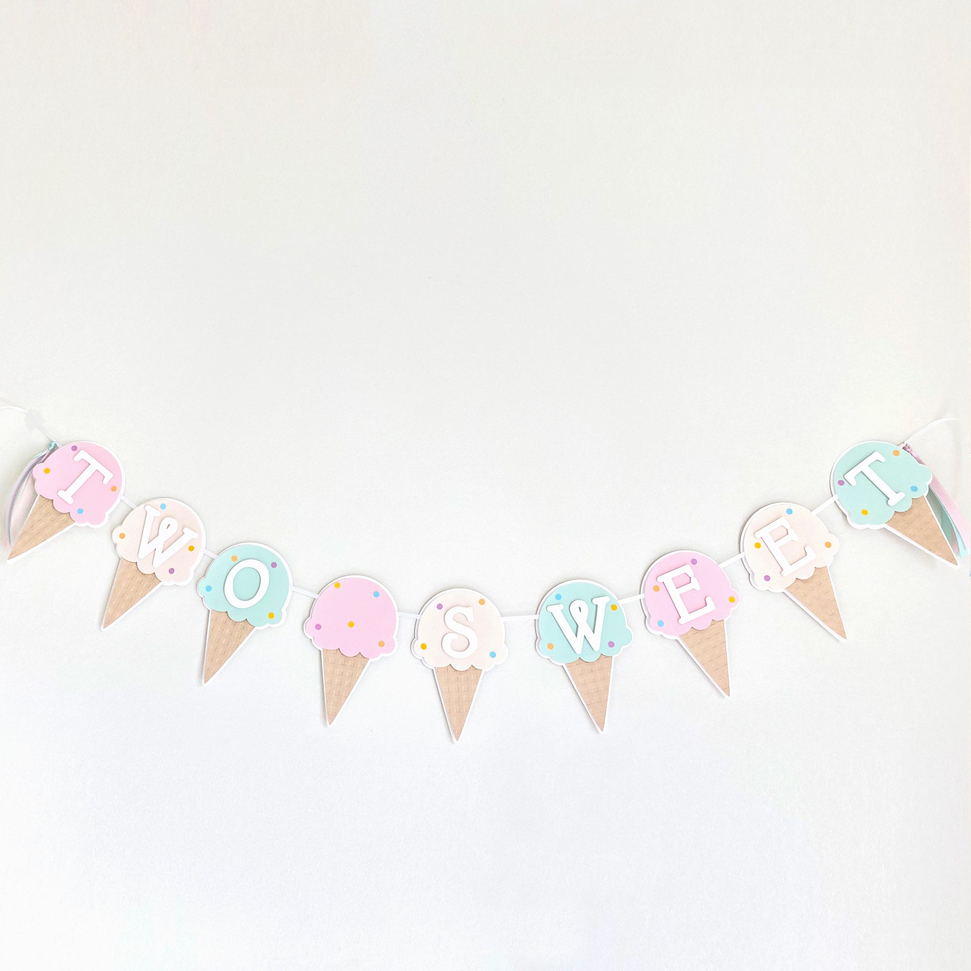 Ice Cream Birthday Banner