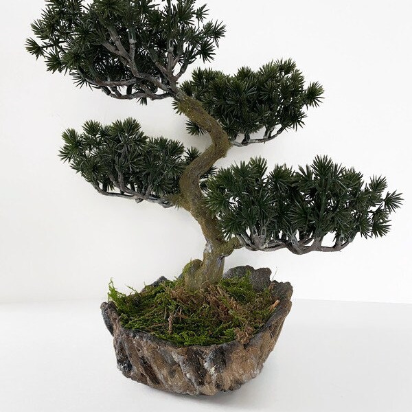 Artificial Bonsai Tree Etsy