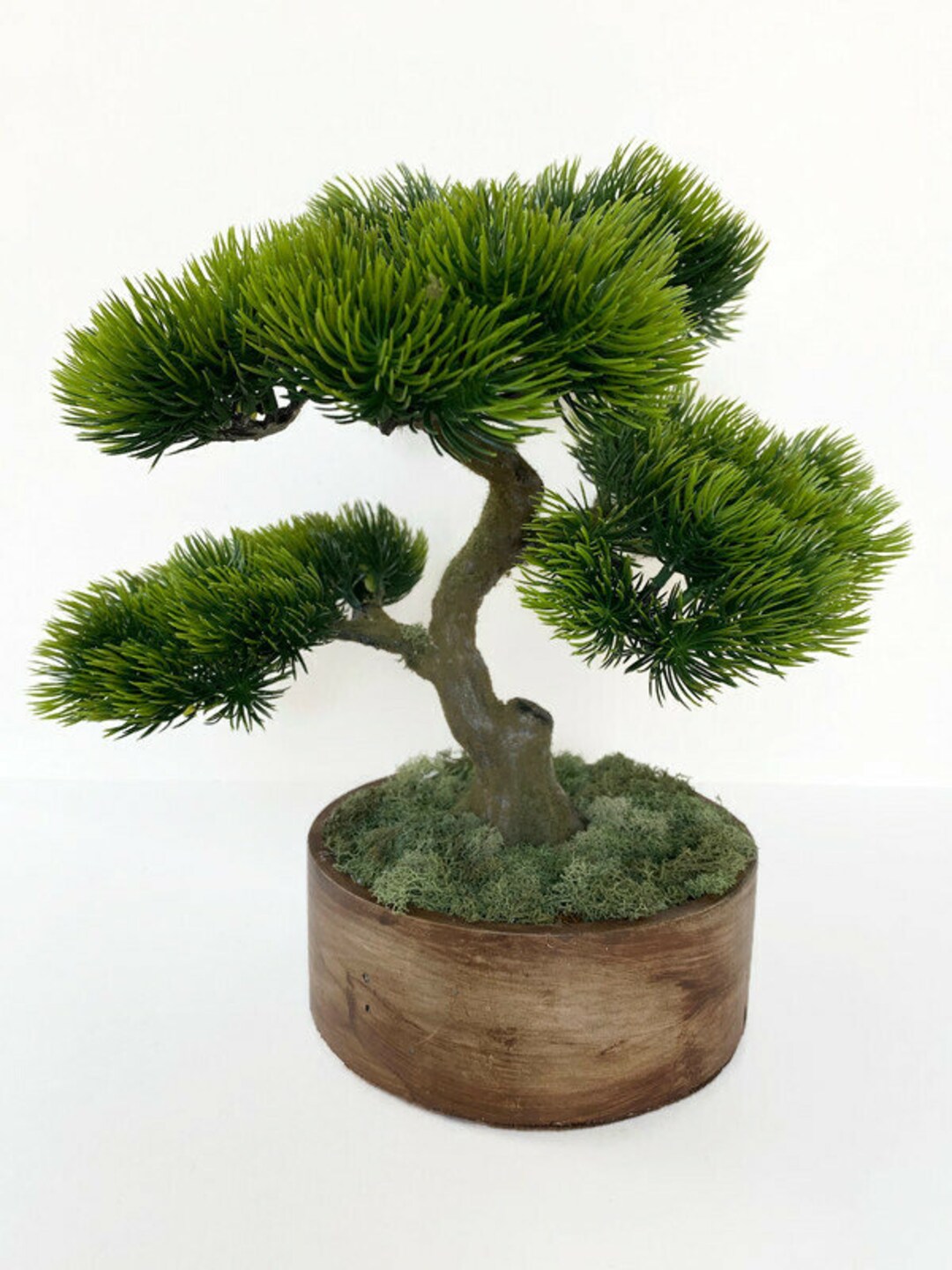 Artificial Bonsai Pine Tree Arrangement Etsy