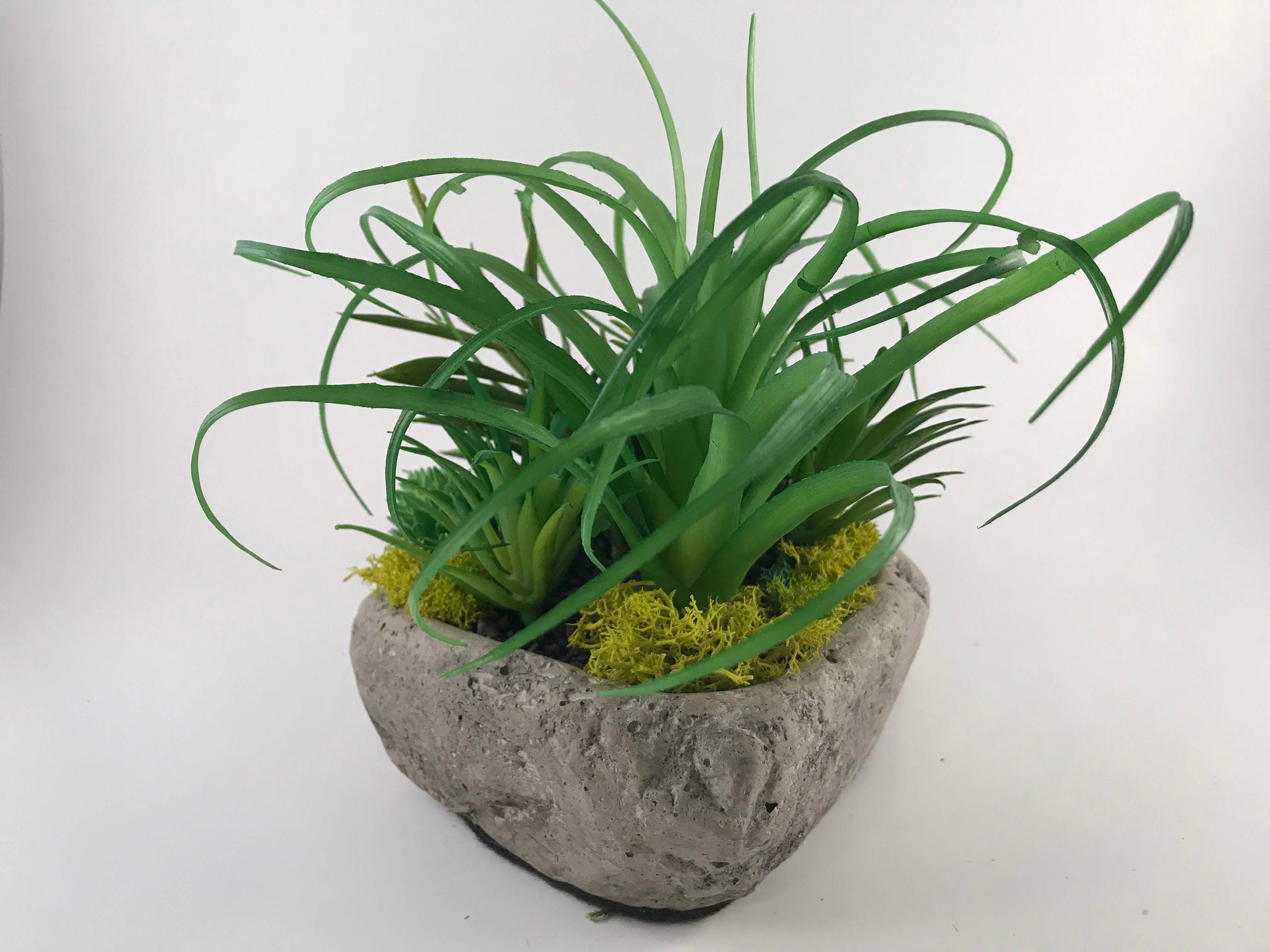 Artificial Air Plant Rock Planter