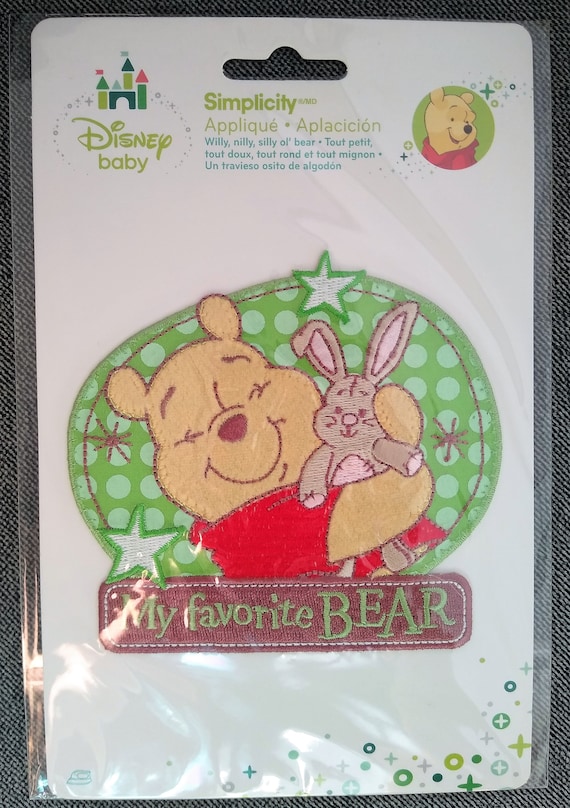 Winnie the Pooh and Piglet Iron on or Sew on Patch