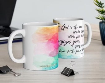 God Energizes You • Ceramic Mug 11oz