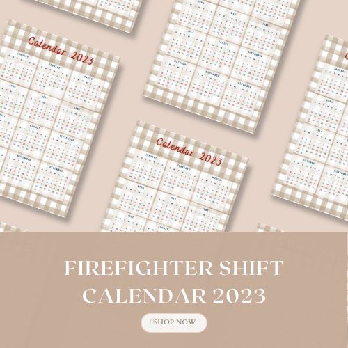 Printables Firefighter Shift Calendar 2023