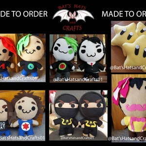 Made To Order Plushies Batch 1 (Youtube/Gaming)
