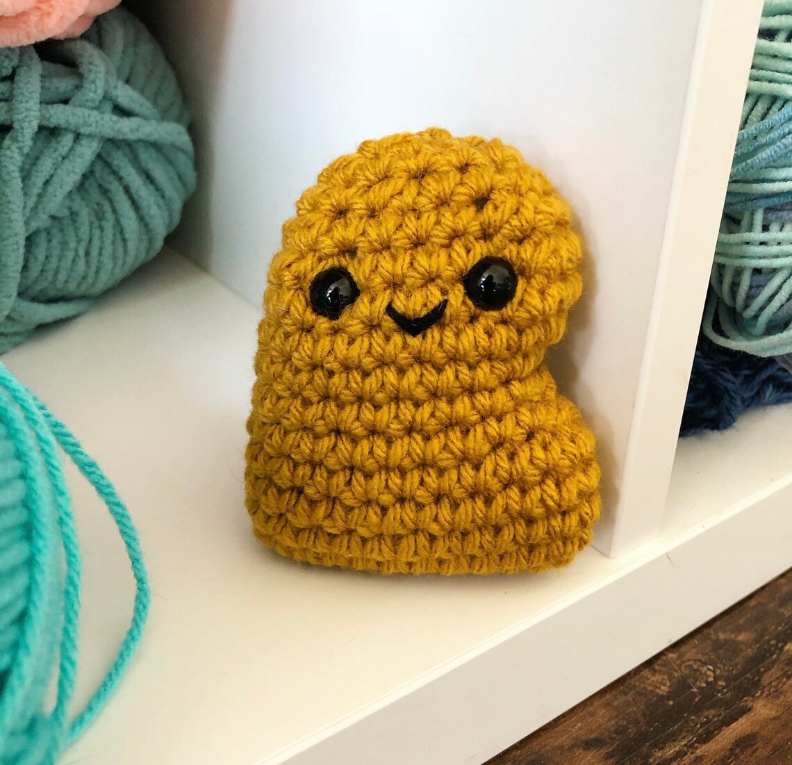 Mini Chicken Nugget Amigurumi Lovely Rose Amigurumi - Etsy