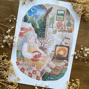 Fireplace - Art Print